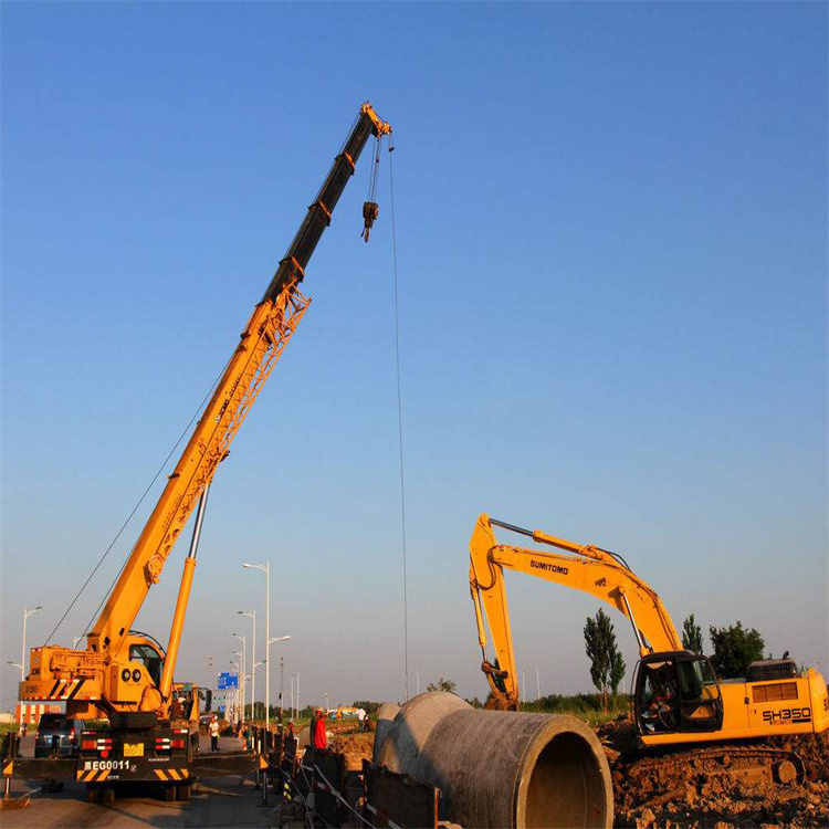 嘉祥25吨吊车吊8吨,最远吊多少米